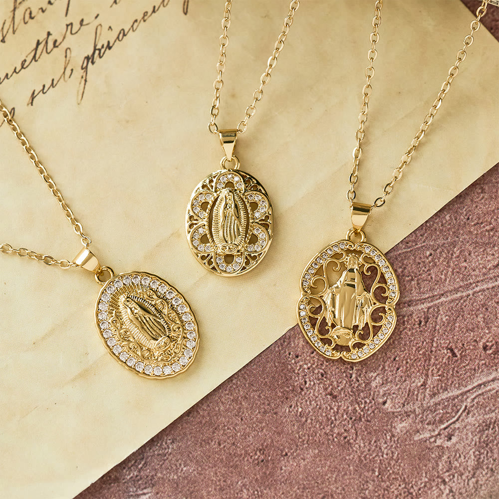 Our Lady Three-Design Necklace