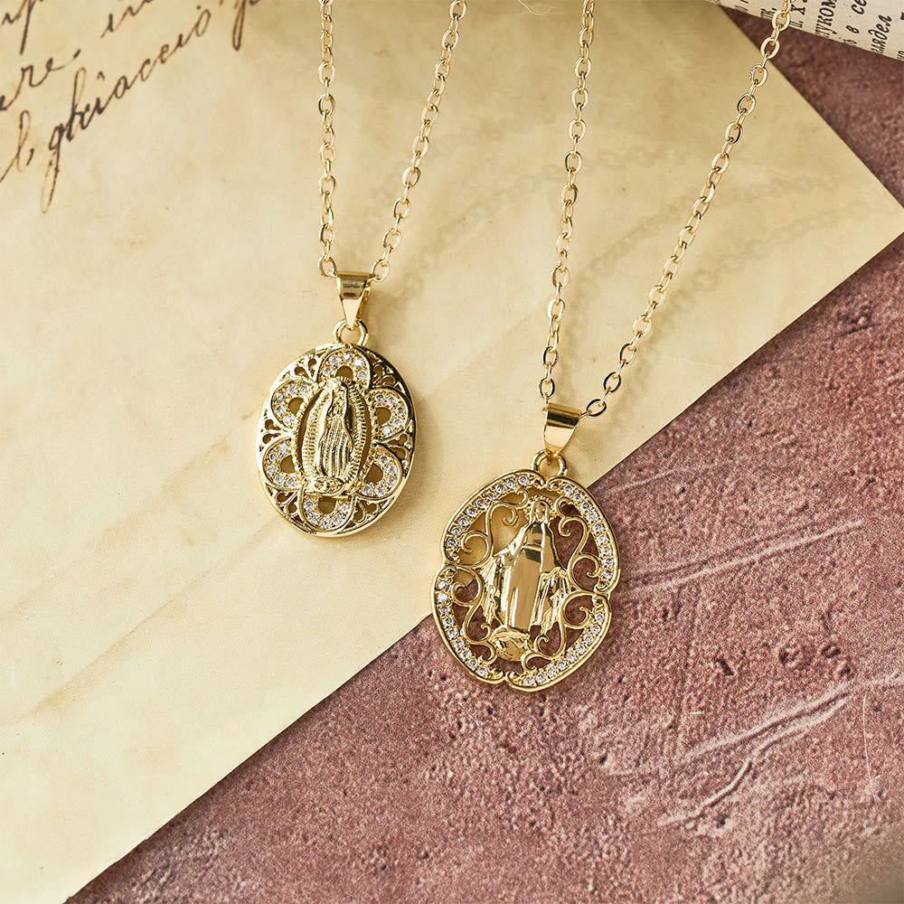 Our Lady Three-Design Necklace