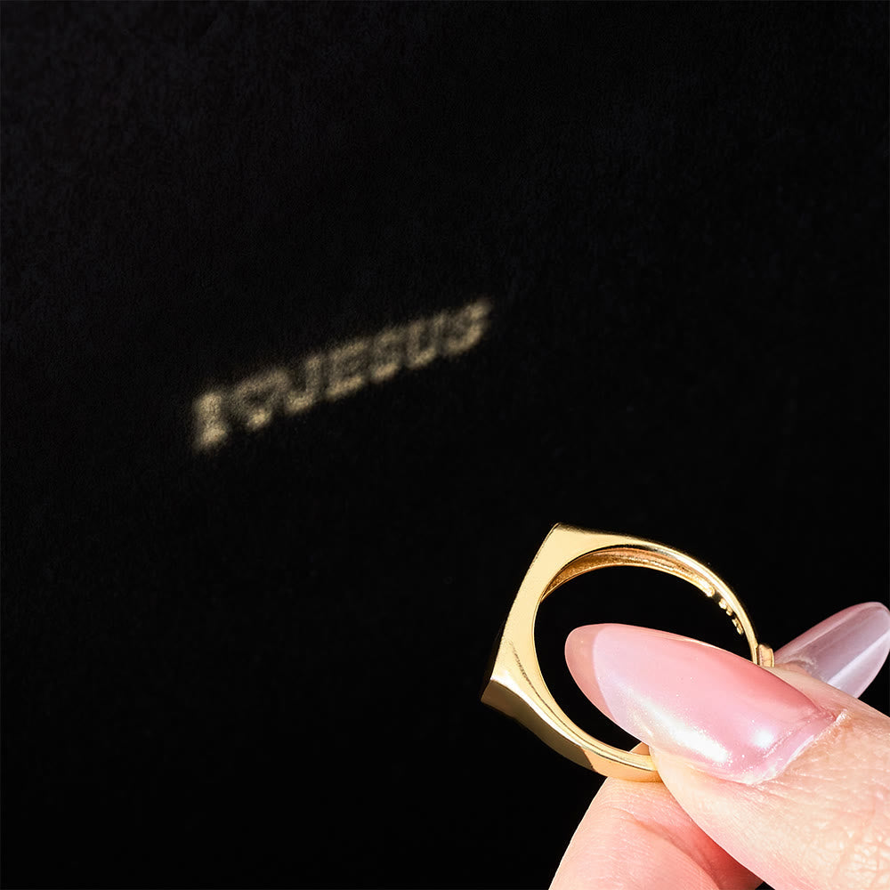 I Love JESUS Light-Sculpted Ring