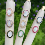Multi-Tone Zircon Our Lady Ring