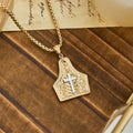 Ornate Cross Pendant Necklace