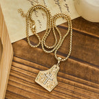 Ornate Cross Pendant Necklace