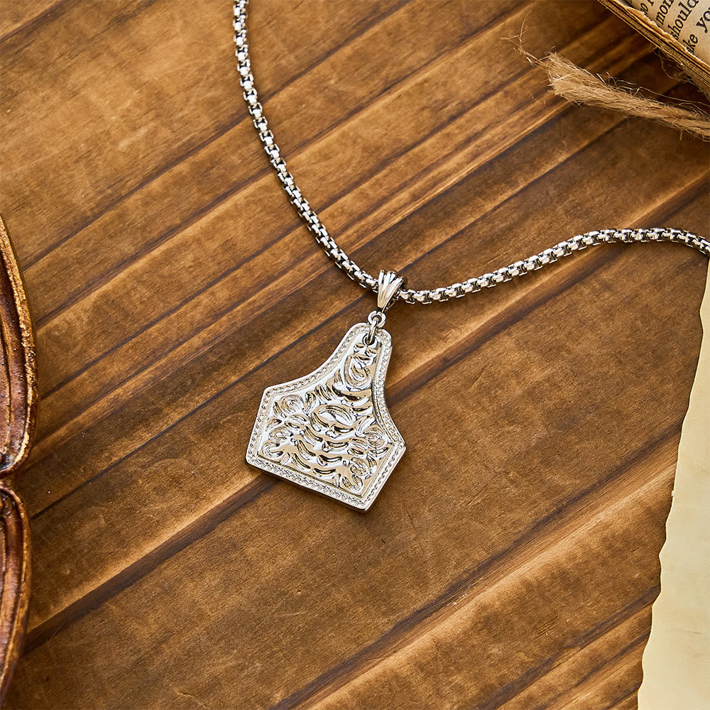 Ornate Cross Pendant Necklace