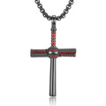 Baseball Motif Cross Pendant