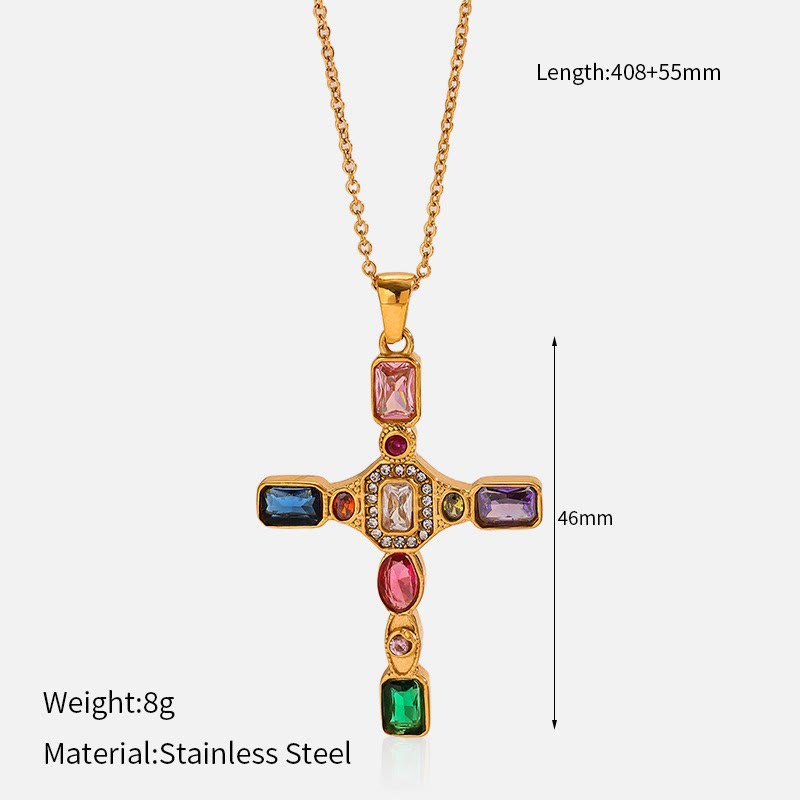 Multi-Design Cross Necklace
