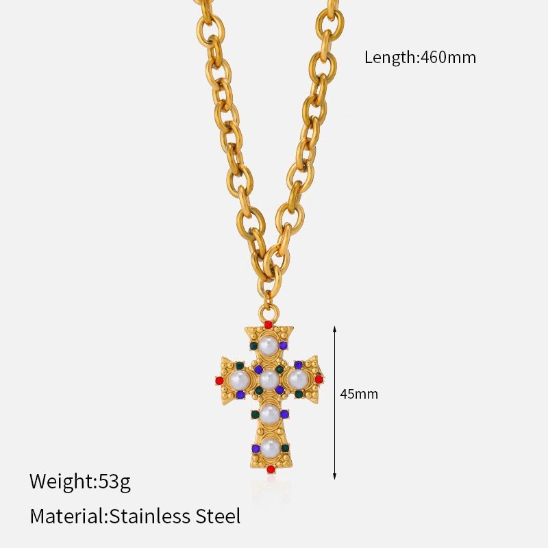 Multi-Design Cross Necklace
