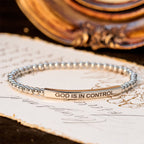 GOD IS IN CONTROL Beaded Bracelet