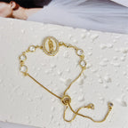 Multi-Color Zircon Our Lady Bracelet