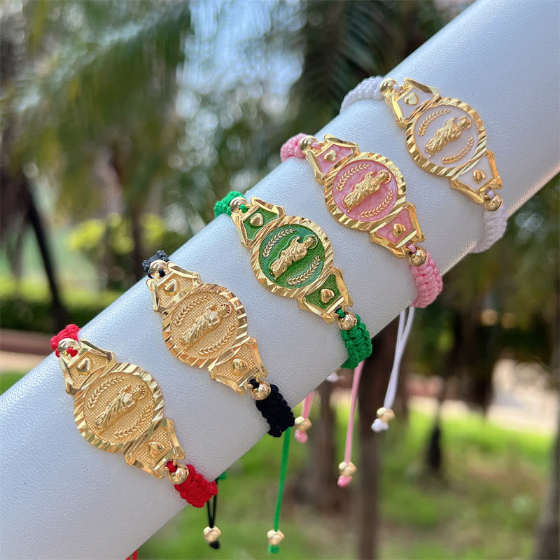 Multi-Cord Our Lady Bracelet