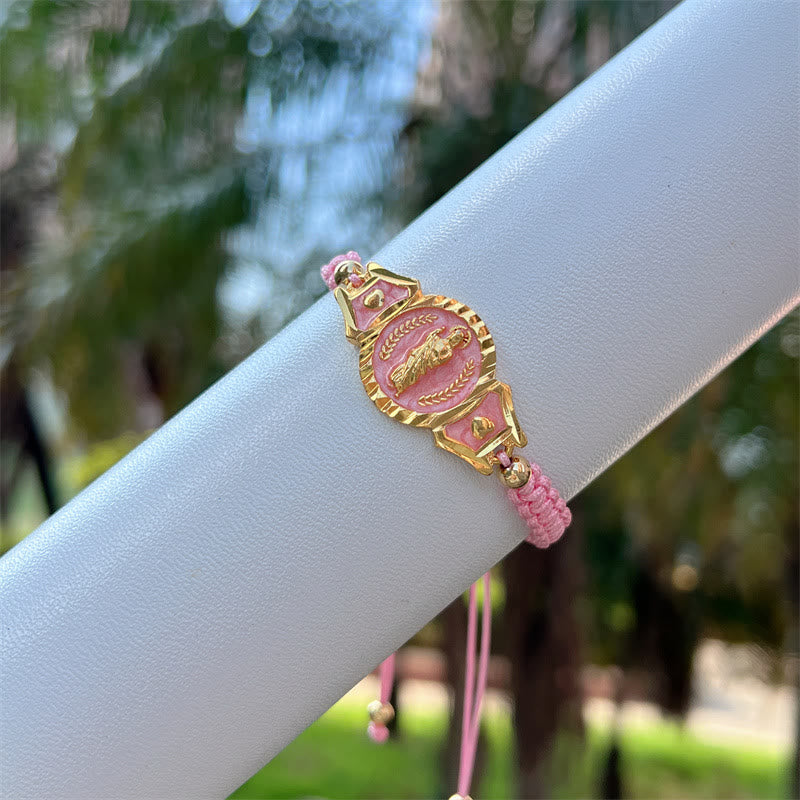 Multi-Cord Our Lady Bracelet