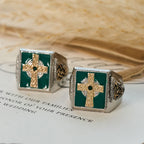 Vintage & Classic Crucifix Irish Celtic Blessing Ring
