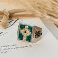 Vintage & Classic Crucifix Irish Celtic Blessing Ring