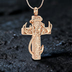 Hunting & Fishing Cross Pendant Necklace