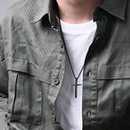 Cross Necklace with I Can Do All Things Inscription