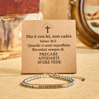 Matthew 19:26 & German Psalm 46:5 Bracelet