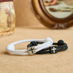 Milano Rope Cross Bracelet with Gift Card