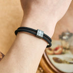 Milano Rope Cross Bracelet with Gift Card