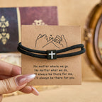 Milano Rope Cross Bracelet with Gift Card