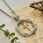 Thorn Crown & Cross Pendant
