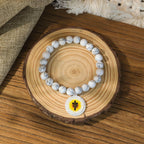NFC-Enabled Natural Stone Bible Verse Bracelet