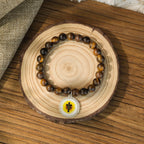 NFC-Enabled Natural Stone Bible Verse Bracelet