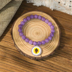 NFC-Enabled Natural Stone Bible Verse Bracelet