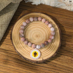 NFC-Enabled Natural Stone Bible Verse Bracelet
