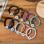 NFC-Enabled Natural Stone Bible Verse Bracelet