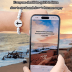 NFC-Enabled Natural Stone Bible Verse Bracelet