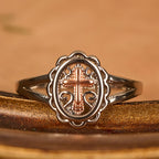 Dual-Tone Cross Ring