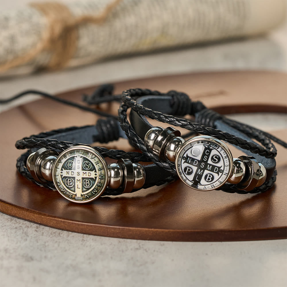 Multicolor Adjustable St. Benedict Bracelet