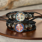 Multicolor Adjustable St. Benedict Bracelet