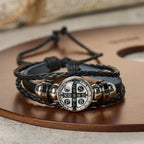 Multicolor Adjustable St. Benedict Bracelet