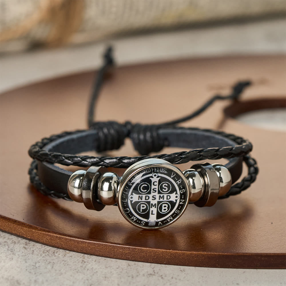 Multicolor Adjustable St. Benedict Bracelet