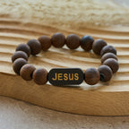 Jesus Wooden Bracelet Jewelry Gifts