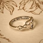 Heart Cross Faith-Bonded Ring