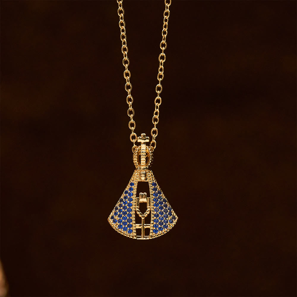 Classic Style Nossa Senhora Aparecida Divine Protection Pendant