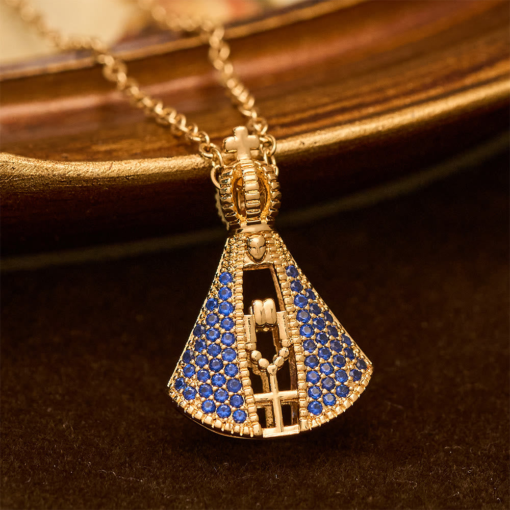 Classic Style Nossa Senhora Aparecida Divine Protection Pendant