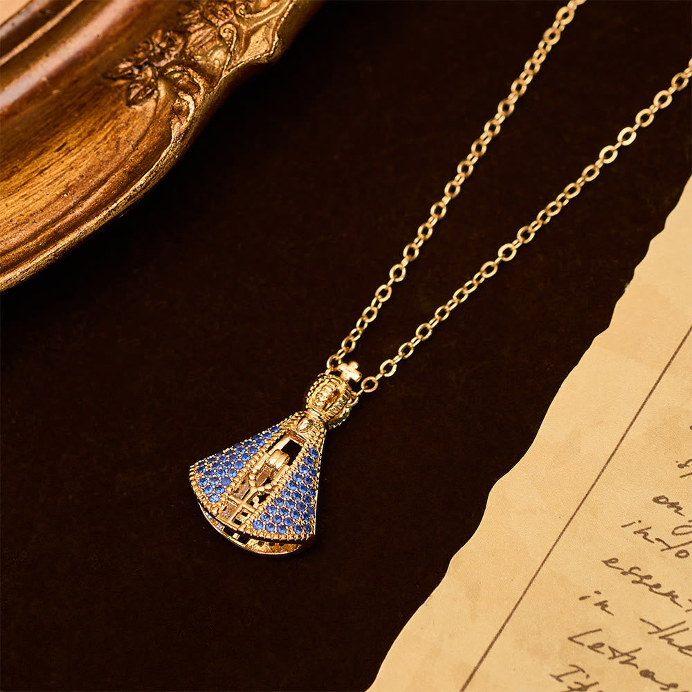 Classic Style Nossa Senhora Aparecida Divine Protection Pendant