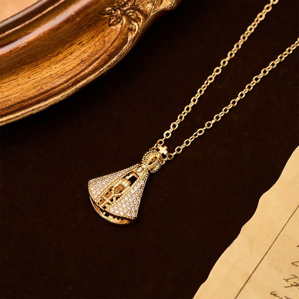 Classic Style Nossa Senhora Aparecida Divine Protection Pendant