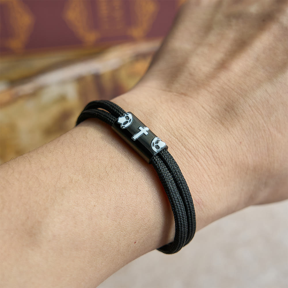 Cross Paracord Basketball Soccer Baseball Bracelet