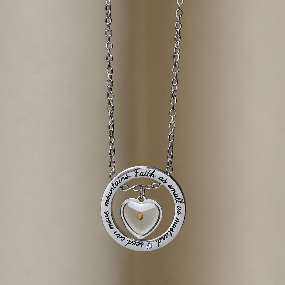 Faith As Mustard Seed Necklace