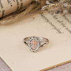 Dual-Tone Cross Ring