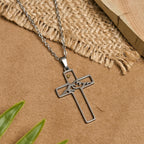 Mustard Seed Mountain Cross Necklace