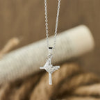 Cross & Crown Sparkle Necklace (2 Sizes)