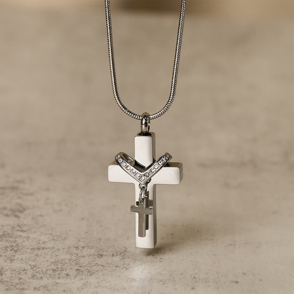 Detachable Inner Cross Necklace