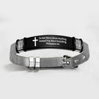 Multi-Styled Motivational Cross Bracelet with Bible Verses