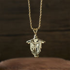 Iced Out Jesus Cross Pendant Necklace with Gift Box