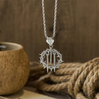 Crown of Thorns & Nails Rope Chain Necklace