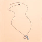 Heart & Tear Drop Mustard Seed Faith Necklace